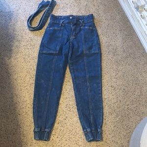 Dark Wash, Denim Pants